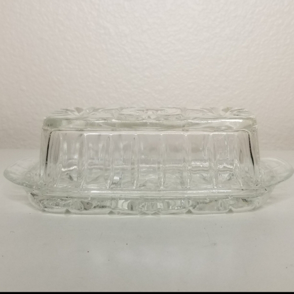 Anchor Hocking 3Pc‎ Set 1/4lb Butter Keeper, Sugar Bowl, Lid And Creamer - Picture 10 of 11